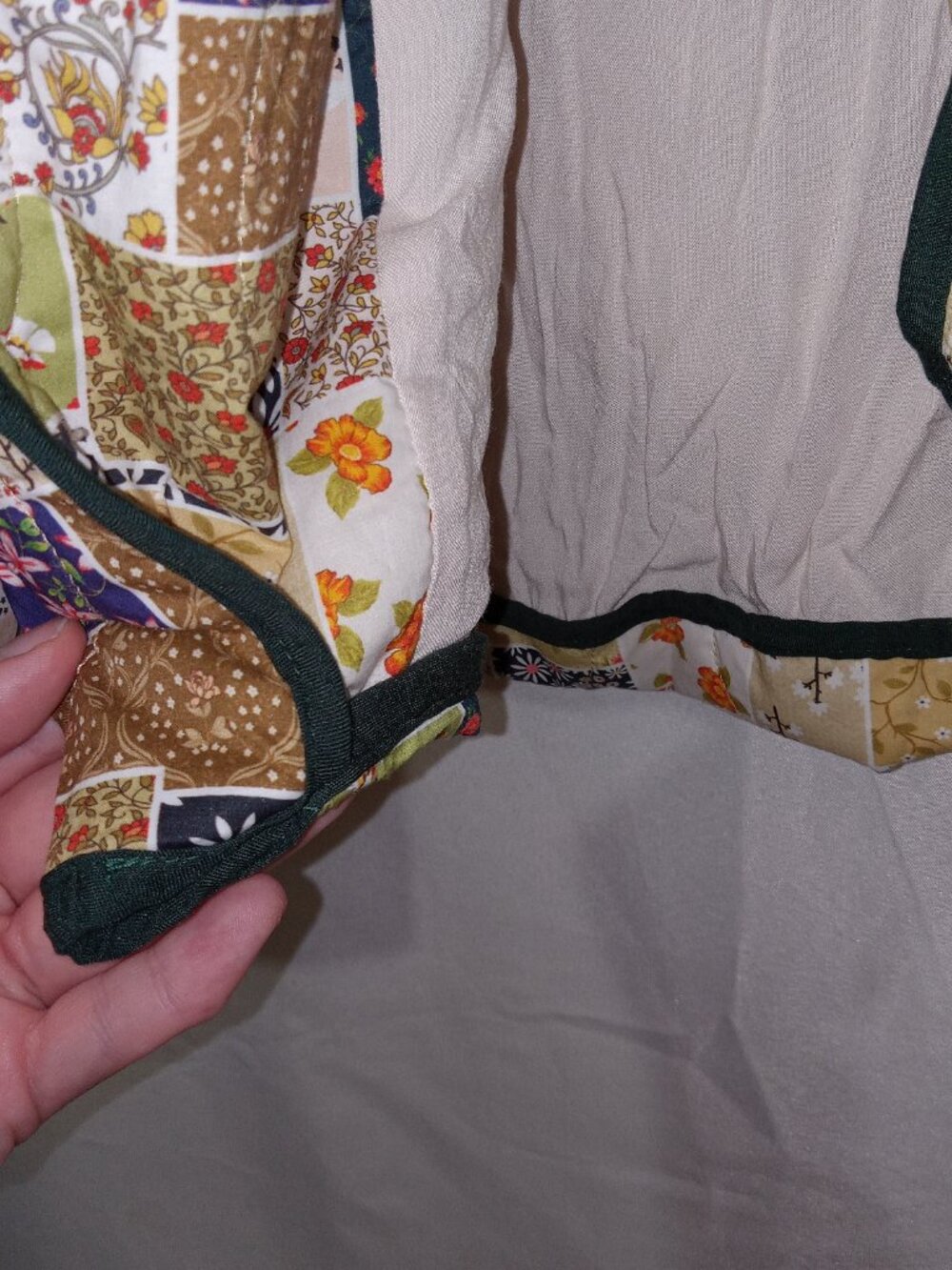 Entro Womens Quilted Patchwork Floral Cotton Jacket Cottagecore Boho S - Picture 5 of 13